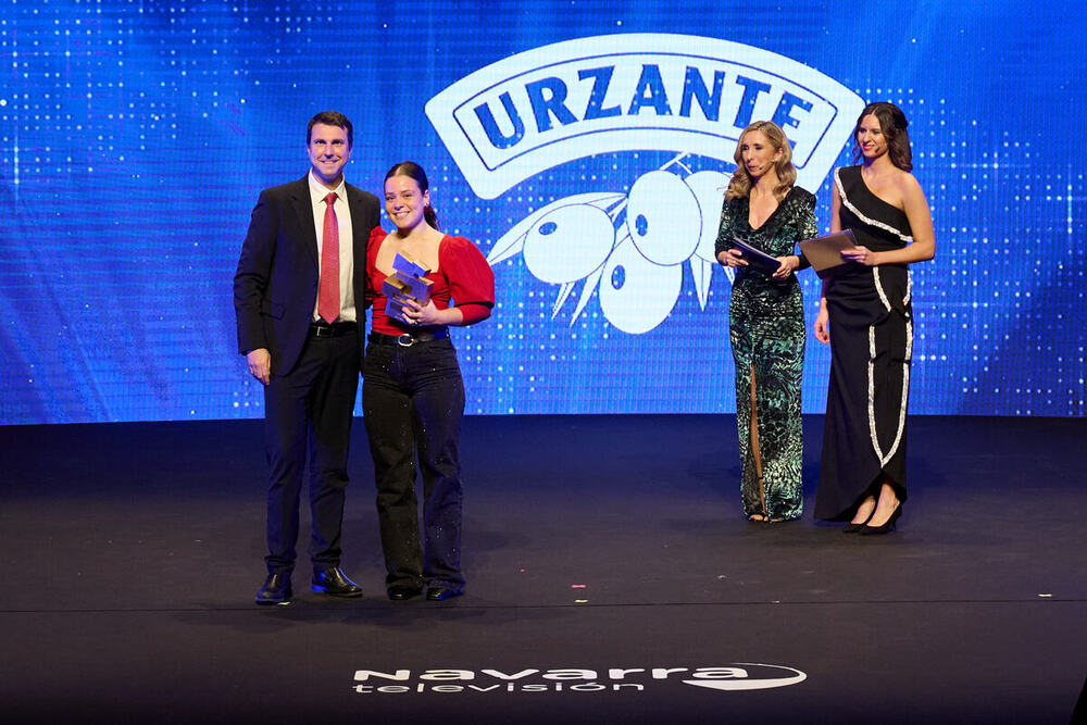 Naroa Arrasate: premio "Valores Deportivos" de Navarra TV